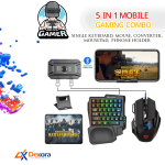 5-in-1 Pro Mobile Gaming Combo Kit – Keyboard, Mouse & Converter Set