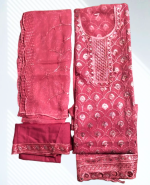 Arabian Laser cut Jorjet Four piece Party Dress - Image 3