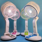 USB Rechargeable Fan With LED Light - Image 3