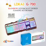 G700 RGB Gaming Mechanical Keyboard – Wired LED Backlit, Full-Size, Durable